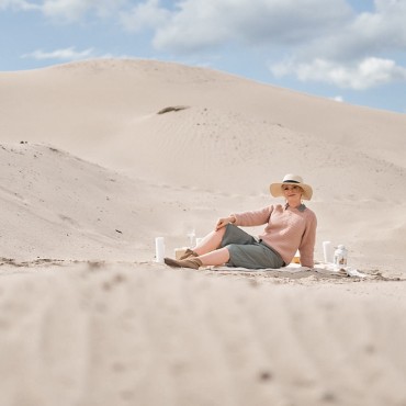 Фотосессия в Мозыре с декором в песках на карьере 040920