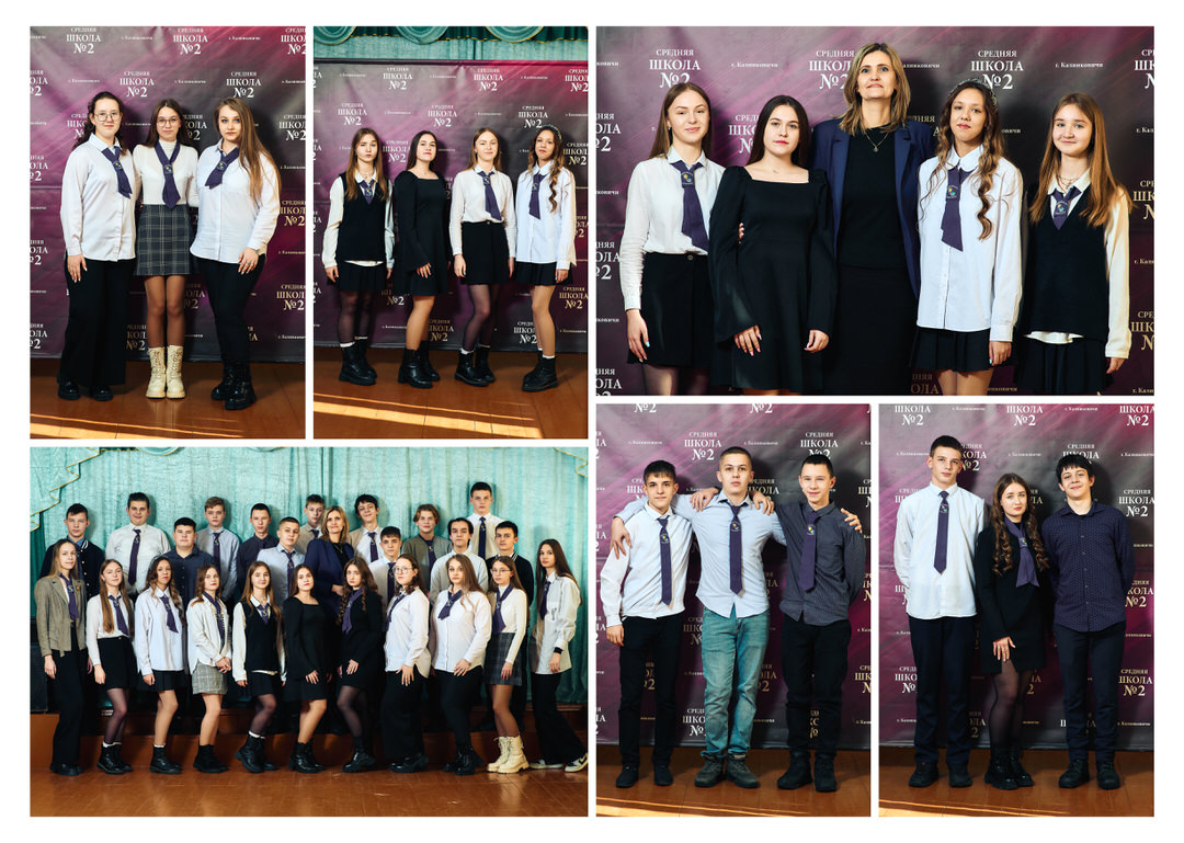 Фотосессия на выпускной альбом на улице возле школы Калинковичи Мозырь фото 42