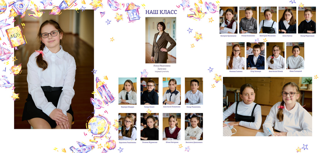 Фотосессия на выпускной альбом 4 9 11 класс школы Мозырь Калинковичи фото 46